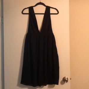 TOBI Black Linen Dress
